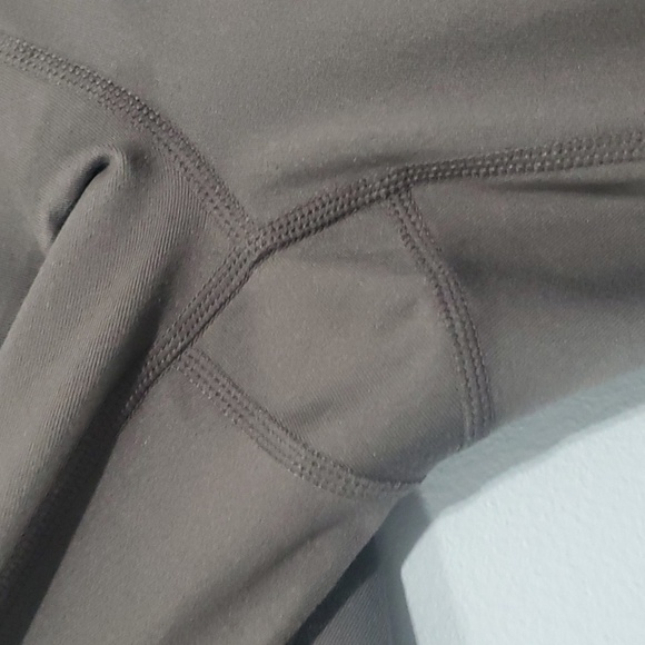 Zella Pants Womens Size Xs X-small Brown Three-quarter 3/4 Leggings Stretchy - Picture 5 of 12